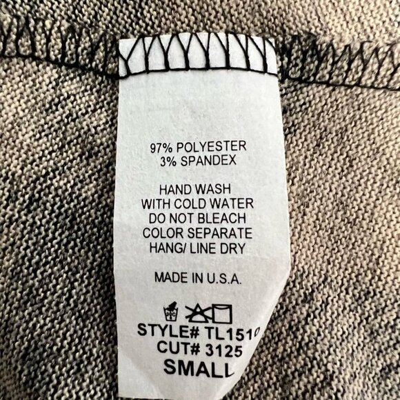 Bombom Womens Cardigan Sweater Black Buffalo Plaid Long Sleeve Open Front Small - Picture 10 of 11